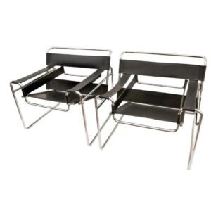 Pair of Bonacina B3 Chairs, Italy, 1960s